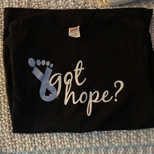NEW NO TAG- got hope tee- sz small- FREE WITH PURCHASE